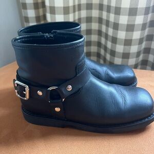 Zara Girls Engineer Moto Boots size 10.5 little kids